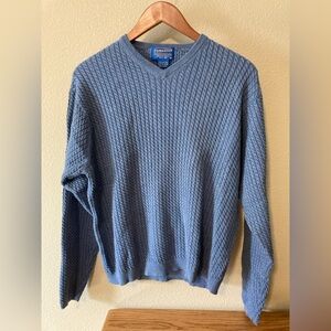 Vintage Pendleton Men’s V-Neck Sweater 100% Cotton